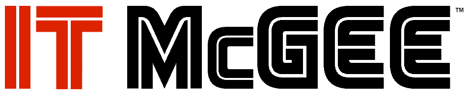 IT McGee Black Logo